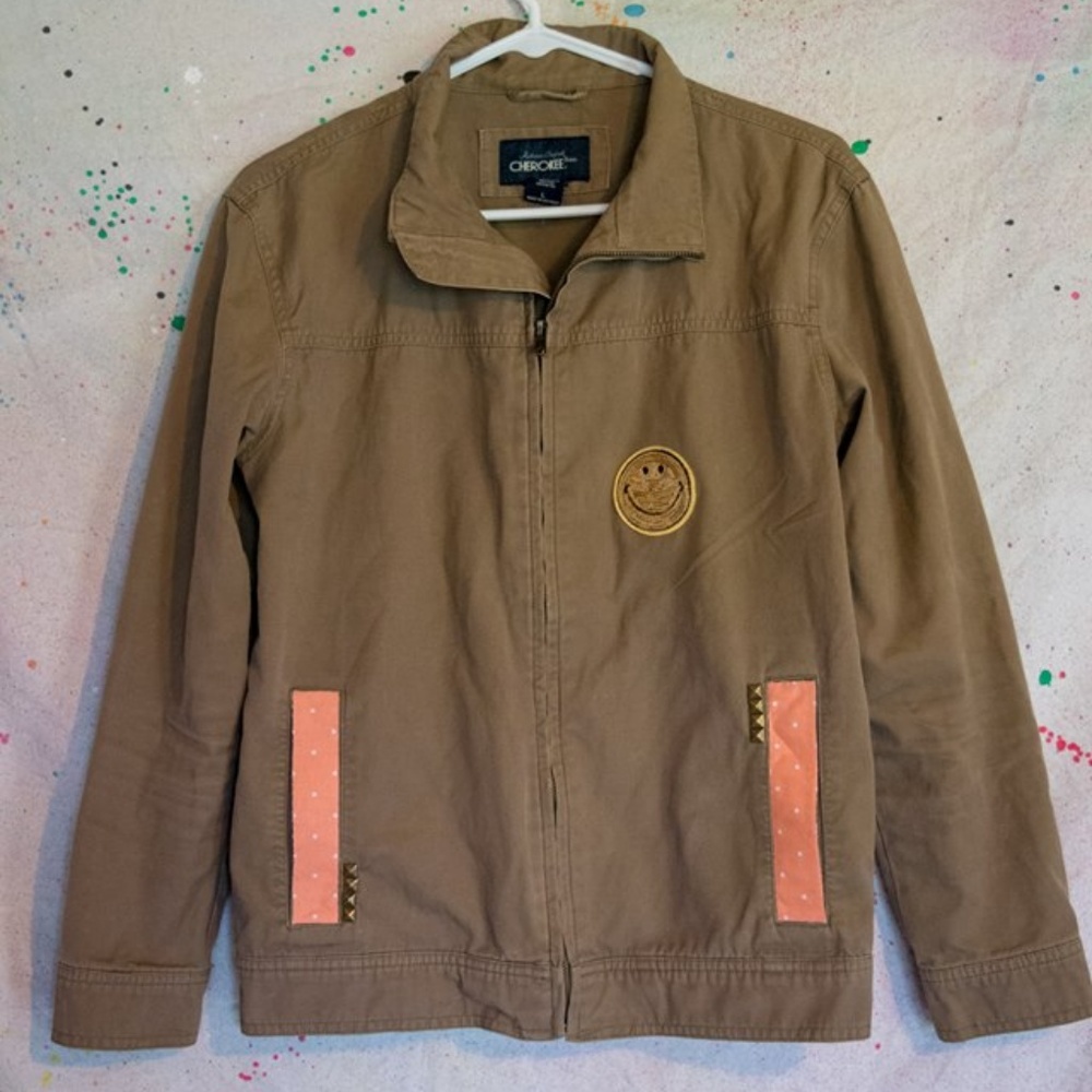 Reinvented Tan Jean Jacket